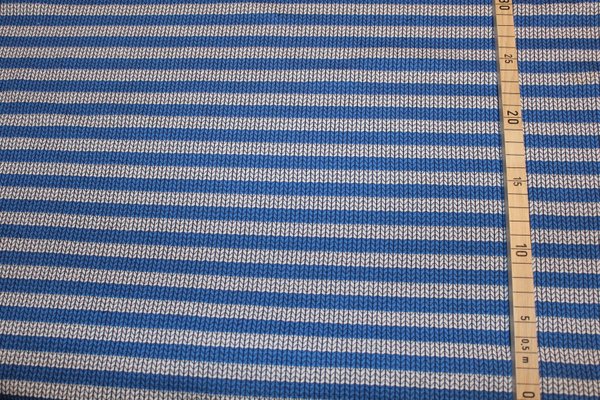 Hamburger Liebe nKnit Knit Maxi Stripes blau/weiss