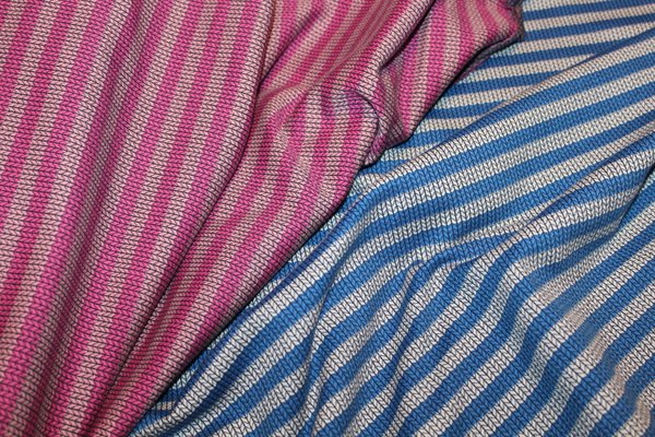 Hamburger Liebe nKnit Knit Maxi Stripes blau/weiss