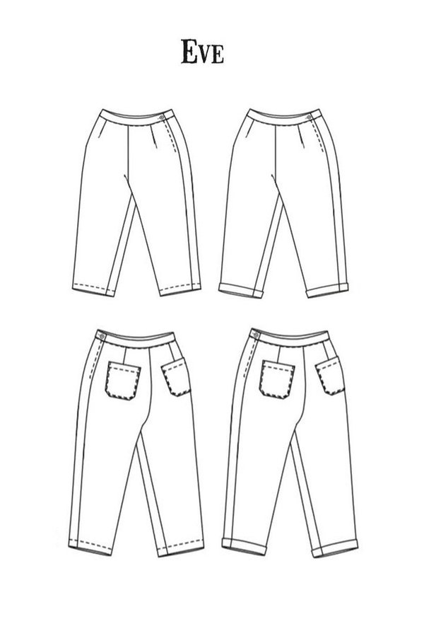 Eve Trouser Pattern Merchant and Mills